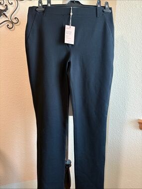 Quince Black Women's Ultra-stretch Ponte straight Leg Pants szL